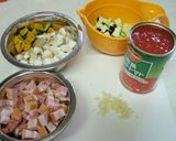 トマトとズッキーニのパスタソース作り方1写真