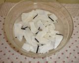 塩くじらと新じゃがの味噌汁作り方1写真