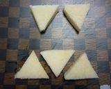 カマンベールで♪　おつまみ風△トースト作り方3写真