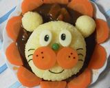 ＊デコカレー＊ライオンさんだよー☆作り方3写真