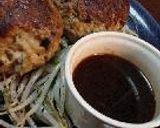 椎茸入りのでっかいつくねバーグ作り方6写真
