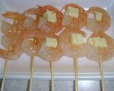 むきえびとチーズの串天作り方4写真
