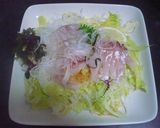 柿ピーが好相性！鯛の中華風さしみサラダ作り方3写真