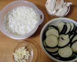 茄子とにんにくの☆Wチーズミートパスタ作り方1写真