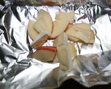 超簡単！カマンベールとリンゴのホイル焼き作り方3写真