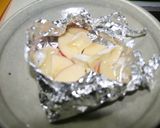 超簡単！カマンベールとリンゴのホイル焼き作り方5写真