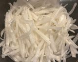 柿と大根のなます風サラダ作り方1写真