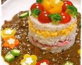 ＊デコカレー＊　HAPPY★デコケーキ作り方6写真
