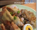 チーズチキン＊ステーキ　プレート作り方8写真