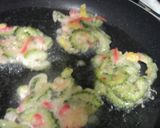 ゴーヤと紅ショウガの揚げ焼き作り方2写真
