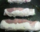 豚肉のモロヘイヤ巻き(ショウガ焼き）作り方4写真