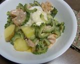 鶏のみそ漬けとゴーヤをカマンベールで！！作り方3写真