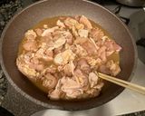 鶏肉のオレンジジュースウスターソース煮作り方4写真