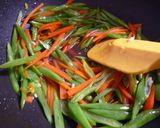 ささげ（ささぎ）＋にんじん＝きんぴら作り方5写真