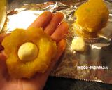 まんまる茶巾風♪かぼちゃのチーズ包み焼き作り方4写真