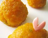 まんまる茶巾風♪かぼちゃのチーズ包み焼き作り方6写真