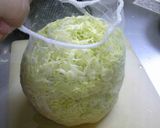 千切りキャベツの水切り方法作り方9写真