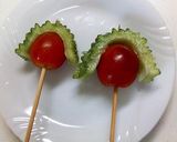 ゴーヤとミニトマトの串天作り方2写真