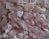 簡単☆ふっくらムネ肉のから揚げ風作り方1写真