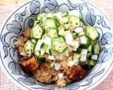 夏だし♪野菜たっぷりうなぎめし作り方4写真
