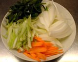 豚肉の梅シソスタミナ丼(塩カルビ風)作り方1写真