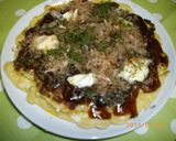 カマンベールチーズ入りお好み焼き作り方6写真