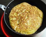 お好み焼き風オムレツ作り方3写真