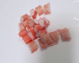 豆苗と蒸し豆のサラダ作り方3写真
