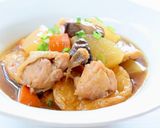煮詰め不要【鶏大根と練り物の煮物】作り方7写真