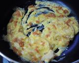 鮭フレークと卵でそうめんチャンプルー♬作り方1写真