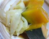 ♪カボチャと新タマの素朴な煮物♪作り方4写真