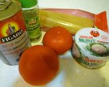 省エネ！トマトパスタ作り方1写真