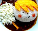 ●フンワリわたあめ・デコカレー●作り方6写真