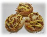 ✿HMで簡単　ハムマヨパン✿作り方7写真