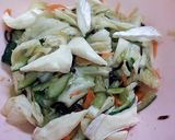 カマンベール入り野菜と塩昆布の浅漬け作り方2写真