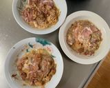 簡単中華風梅味噌クリーム味青椒肉絲風作り方4写真
