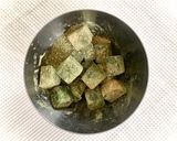 寒天にきな粉、すり胡麻、粉末青汁作り方2写真