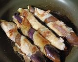 ナスの豚肉巻き作り方5写真