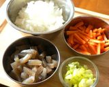 カマンベールチーズと具だくさんのいり豆腐作り方3写真
