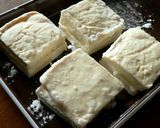 カマンベールチーズを挟んだ揚げ出し豆腐♫作り方5写真
