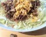 キャベツたっぷり焼肉丼作り方6写真