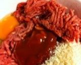 とろーりチーズハンバーグ作り方3写真