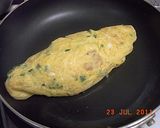 ピーマンと柚子胡椒の卵焼き作り方3写真