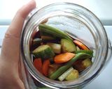 甘辛★簡単★残り野菜の即席漬け物作り方6写真