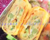 キュウリ　IN　卵焼き作り方4写真