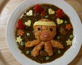 たこさん★キラキラ★デコカレー作り方4写真
