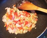 リボンで♪ トマトクリームパスタ作り方4写真