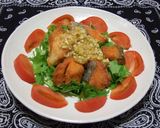 揚げ鮭の香味ダレ作り方6写真