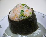 『たらこふりかけで簡単オニギリ♪』作り方2写真