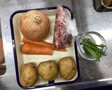 調理実習　一番だしで美味しい肉じゃが作り方11写真
